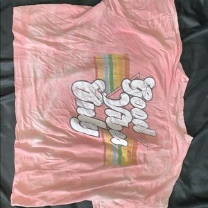 Crop top GOOD VIBES ONLY